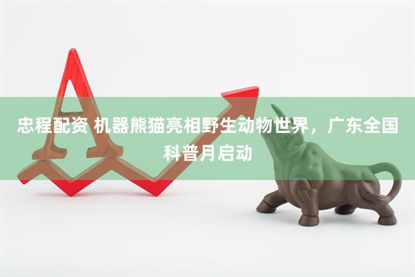 忠程配资 机器熊猫亮相野生动物世界，广东全国科普月启动